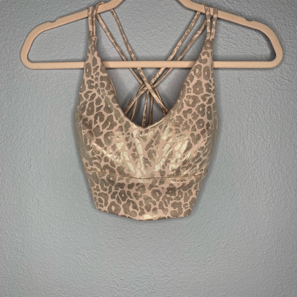 2 piece workout set light Pink cheetah